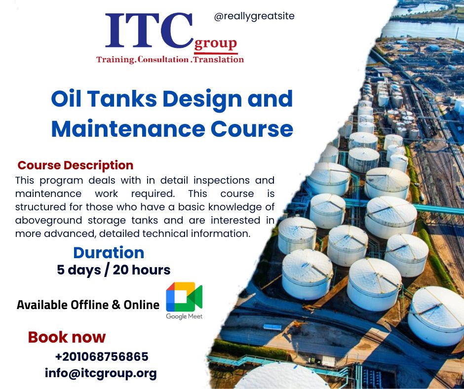 Oil Tanks Design and Maintenance Course